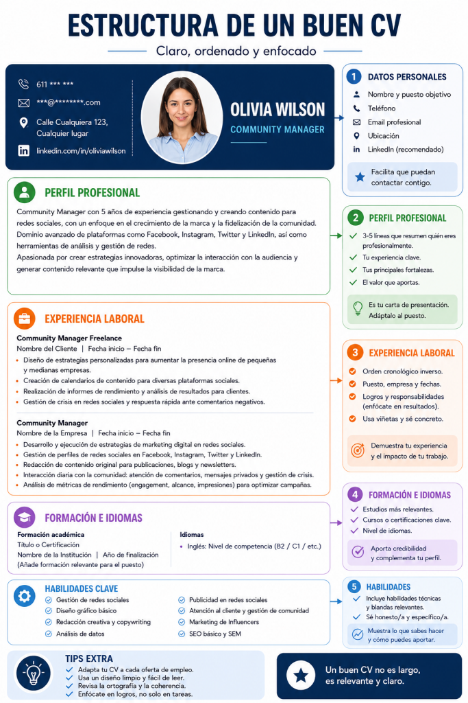 como hacer el CV